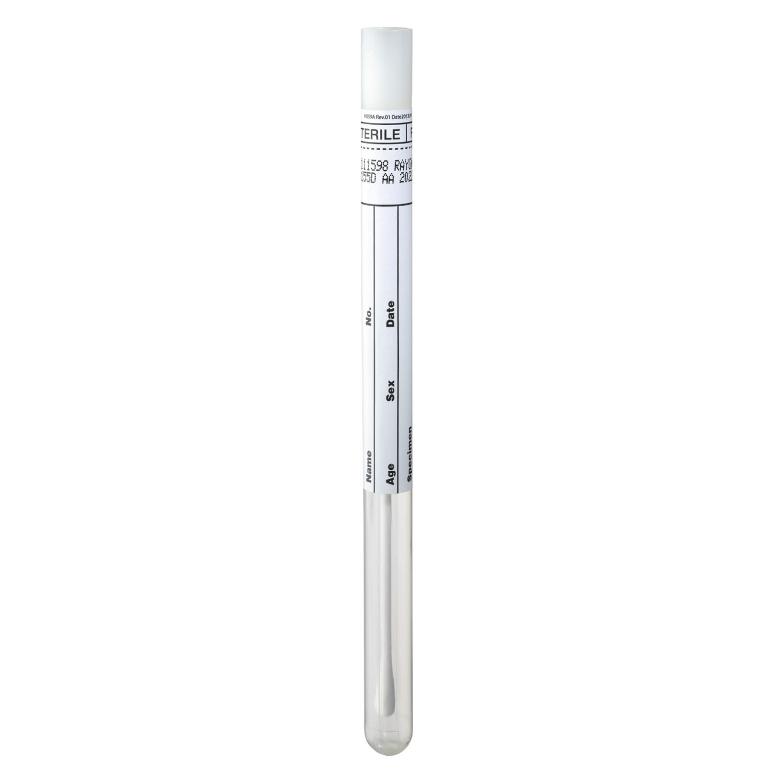 Figure Couple Dizziness Swap tube, 12*150 mm, sterile/piece, without medium, polypropylene/rayon |  Dispolab Nederland