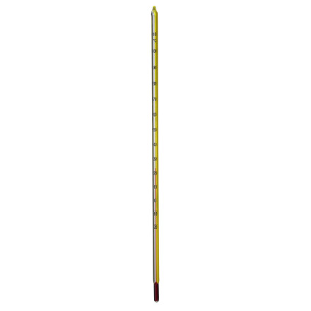 Thermometer, -10/+110 C, rode vloeistof