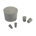 Stopper, rubber, 3.5*6.5*15 mm, grey