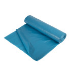 Bags, MDPE, 70*110 cm, blue, 50 µm, for trash, 10 rolls a 20 pieces