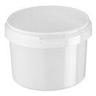 Bucket, 550 ml, white, PP, without handle