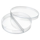 Dish, Petri, 90*14.2 mm, with vents, sterile, polystyrene, 2-compartments