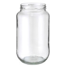 Jar, 1062 ml, glass, white, TO 82