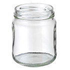 Jar, 212 ml, glass, white, TO63