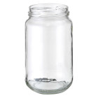 Jar, 370 ml, glass, white, TO63