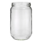 Jar, 720 ml, glass, white, TO 82