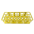 Rack, for tubes, 24 positions, for 30 mm tubes, yellow