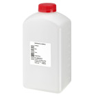 Sample bottle, 1000 ml, HDPE, 38 mm, liner, GS, contains thiosulfaat