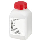 Sample bottle, 250 ml, HDPE, 38 mm, liner, GS, contains thiosulfate