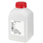 Sample bottle, 500 ml, transparent, HDPE, 38 mm, liner, GS, contains Na2S2O3