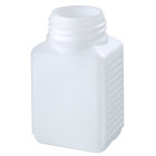 Sample container, rectangular, 125 ml, HDPE, UN approved, 40 mm