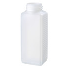 Sample container, rectangular, without screwcap, 250 ml, HDPE, 40 mm