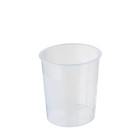 Sample container, urine container, snapcap, 125 ml, without lid, in mold graduation