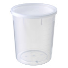 Sample container, urine container, snapcap, 400 ml, natural, including lid