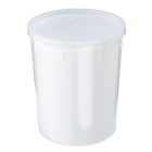 Sample container, urine container, snapcap, 400 ml, white