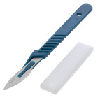 Scalpel blade, Nr. 24, sterile/1, complete with handle