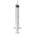 Syringe, medical, 3 ml, 3-component, luer tip, non-packaged