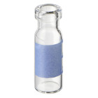 Vial, crimpcap, 1.5 ml, 32*11,6 mm, glass, clear, flat bottom, WM