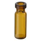 Vial, crimptop, 1.5 ml, 32*11,6 mm, glass, amber, flat bottom