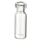 Vial, krimpcap, 1.5 ml, 32*11.6 mm, glas, helder, vlakbodem