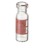 Vial, krimpcap, 1.5 ml, 32*11,6 mm, glas, helder, vlakbodem