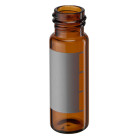Vial, screwcap, 13-425, 4 ml, 45*15 mm, glass, amber, flat bottom